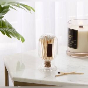 Decorative Glass Match Holder Set - Threshold™